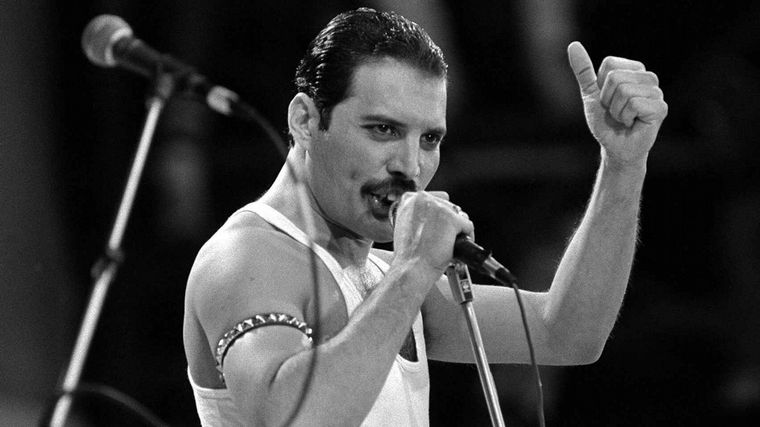 FOTO: Freddie Mercury, líder de Queen.