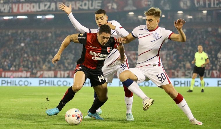 Newell's vs. San Lorenzo. Fecha 2. Liga Profesional de Fútbol 2022.