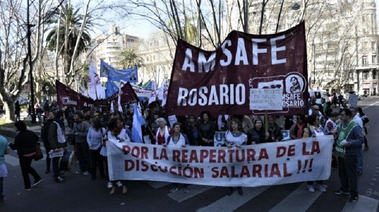 Amsafe reclama la reapertura de la paritaria docente