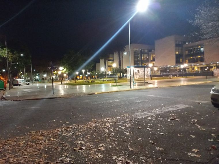 Sacaron el vallado del Centro de Justicia Penal