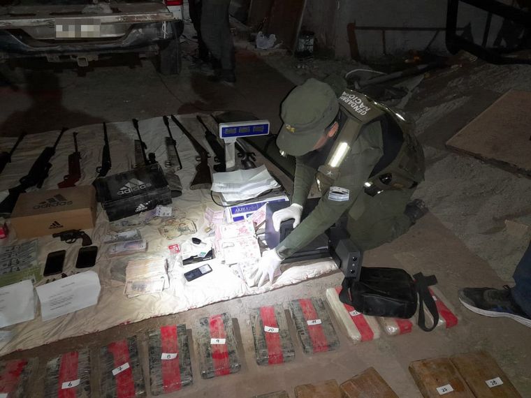 Operativos antidrogas de Gendarmería Nacional