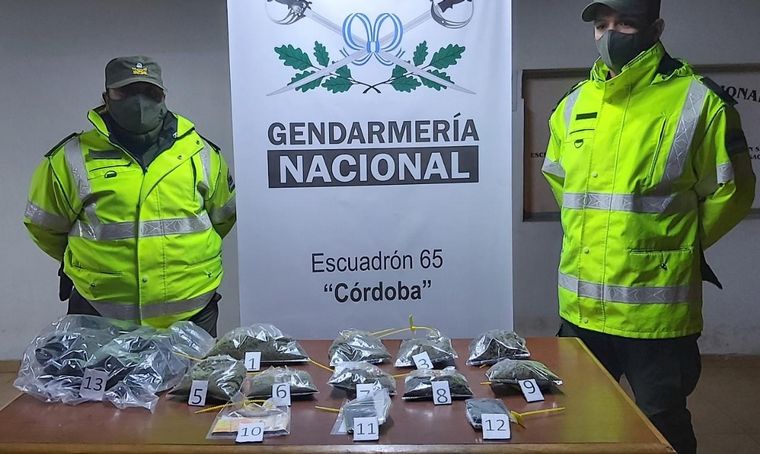 Operativos antidrogas de Gendarmería Nacional