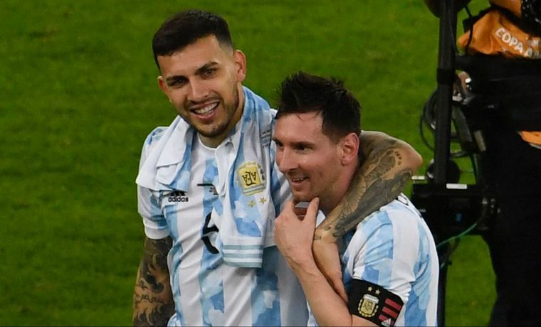 Paredes dio detalles del inicio de su relación con  Messi (Foto: Infobae).