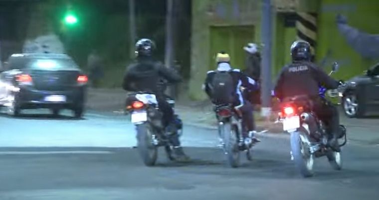 Luego de una persecución se logró detener a un motociclista que se fugó de un control