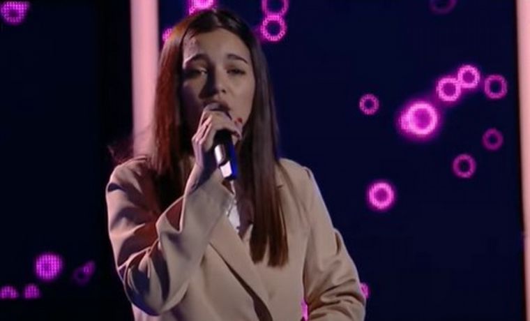 Ángela Navarro encantó al jurado de La Voz Argentina (Foto: Captura de pantalla).
