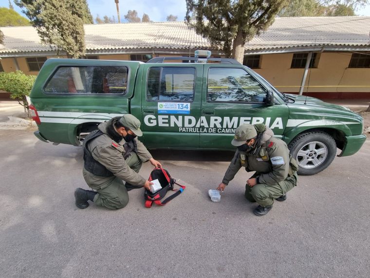 FOTO: Viajó con droga de Córdoba a San Juan