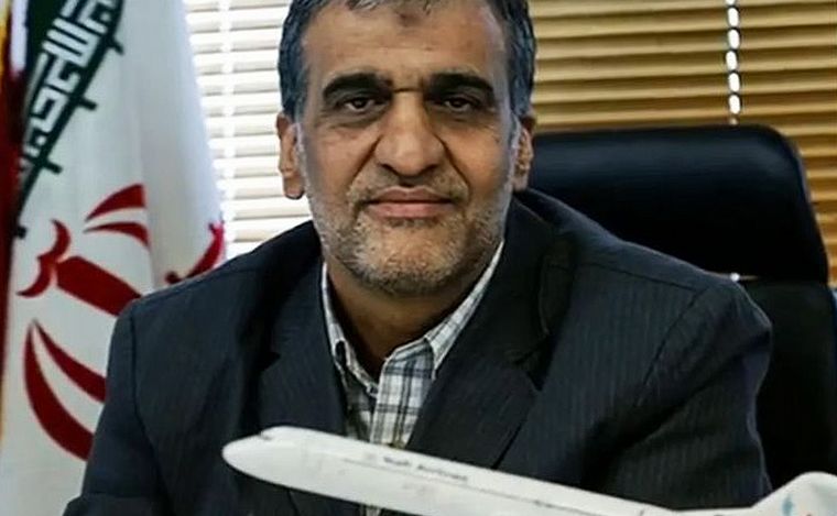 FOTO: Ghasemi Gholamreza, el piloto del Boeing demorado en Ezeiza. 