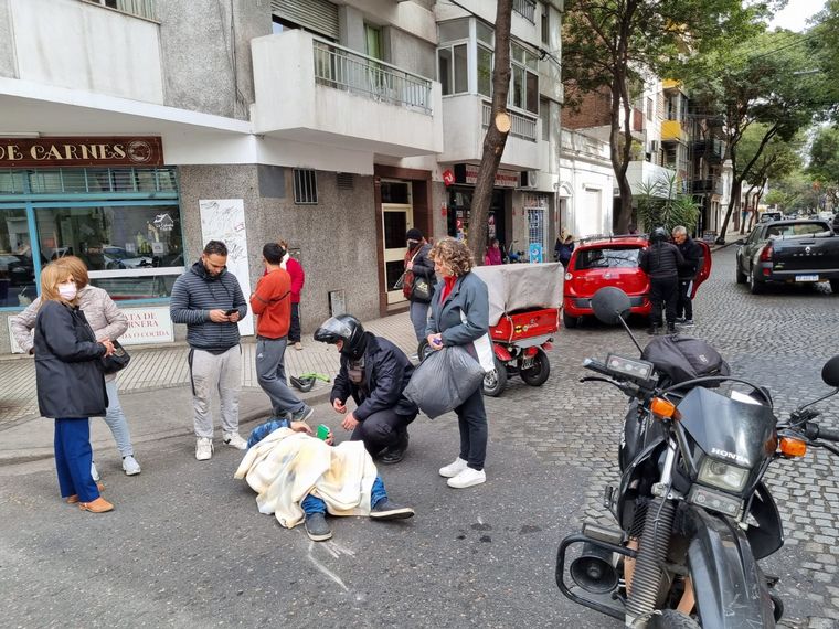 Accidente en Laprida y Zeballos.