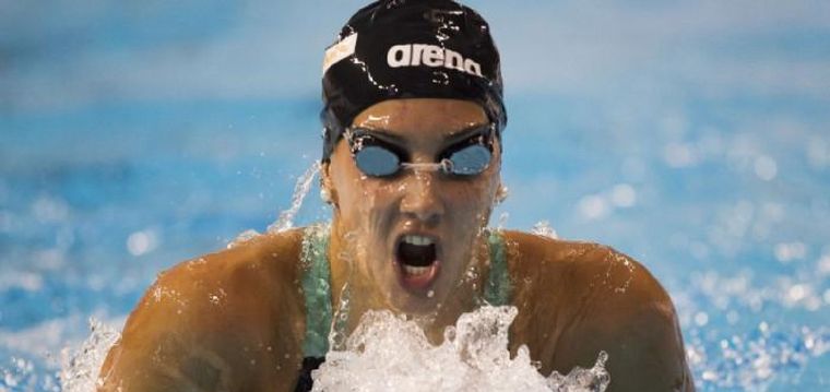 FOTO: Florencia Perotti, una de las tres cordobesas en el mundial de natación.