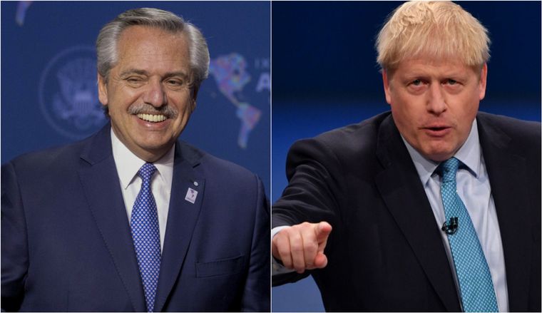 FOTO: Alberto Fernández y Boris Johnson mantendrán una reunión en Alemania.