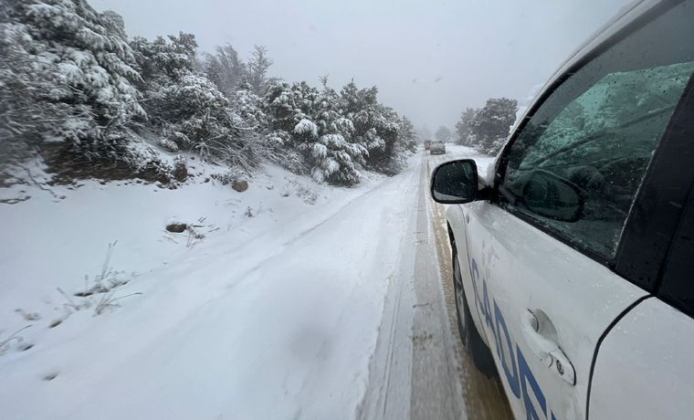 Cadena 3, desde Bariloche con un manto de nieve