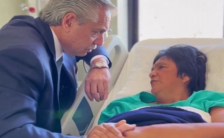 Alberto Fernández y Milagro Sala