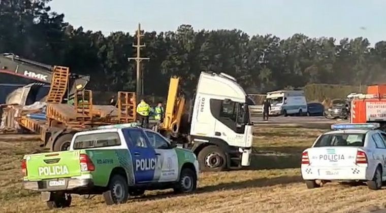 Choque en la autopista Rosario-Buenos Aires: cuatro heridos fuera de peligro