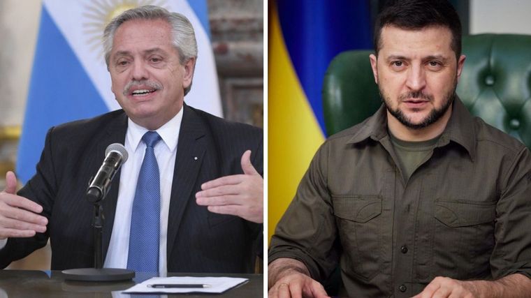 Alberto Fernández mantendrá una conversación virtual con Volodimir Zelenski.