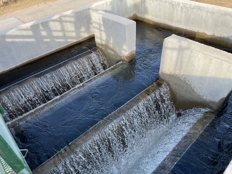 FOTO: El agua llega a la planta Los Molinos a su etapa final antes de ser distribuida.