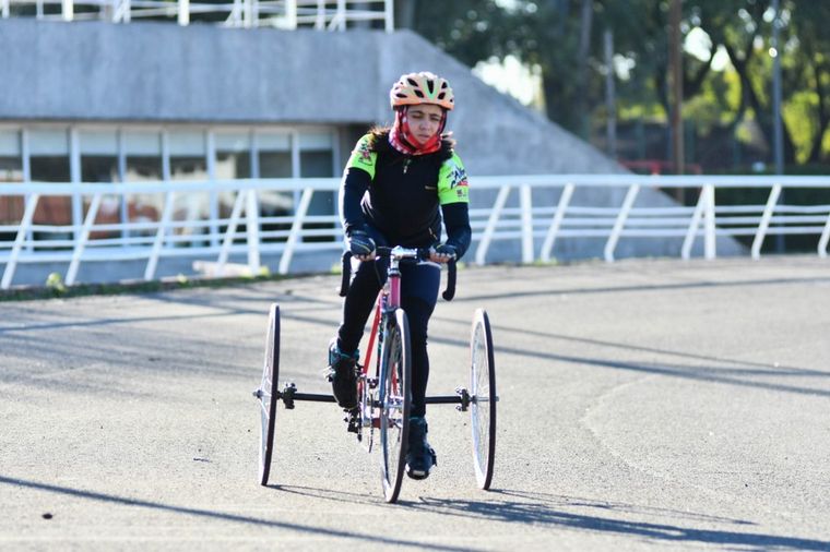 Giovanna Loiudice, la rosarina que no se detiene y se destaca en ciclismo.