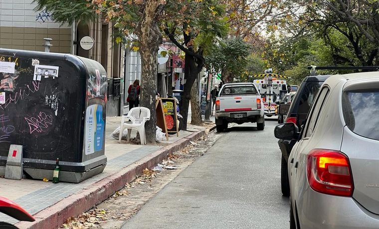 Caos vehicular en el centro de Córdoba por obras