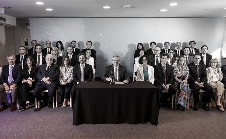 El gabinete que asumió en 2019.