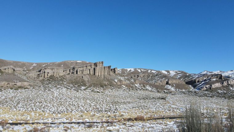 FOTO: Castillos de Pincheira, un imperdible en el sur de Mendoza