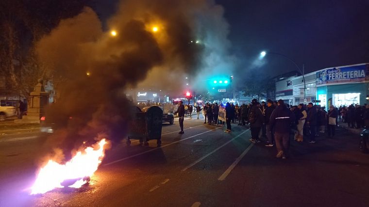 Manifestación de familiares de víctimas de inseguridad en Rosario.
