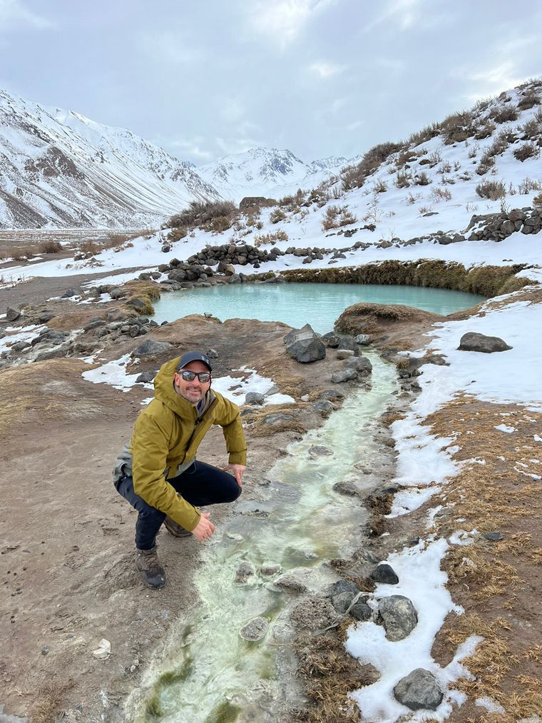 Termas del Sosneado, una atracción en medio de la cordillera.