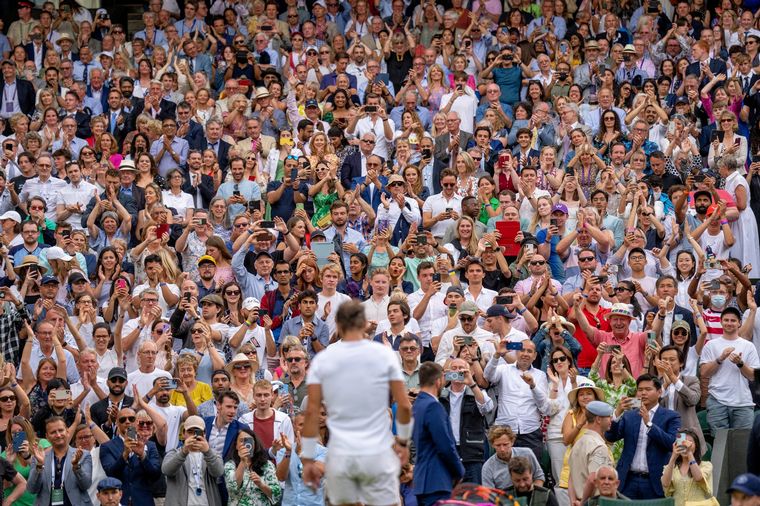 FOTO: Nadal no podrá seguir en el Grand Slam (Foto: @Wimbledon)