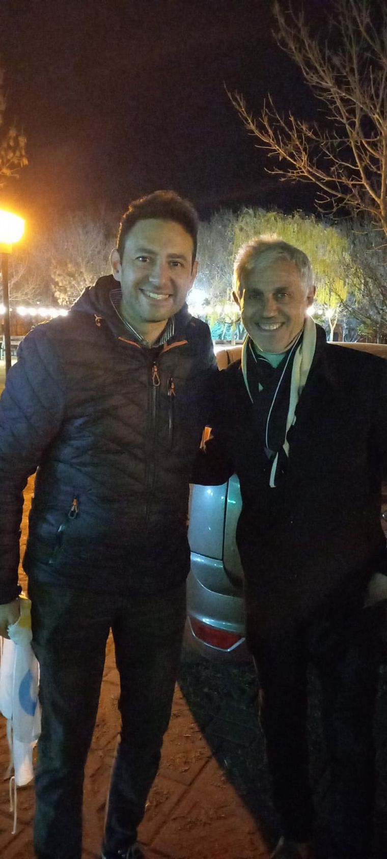 Raúl Monti junto a Ricardo Giusti.