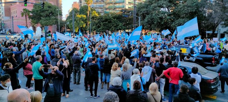 Marchas en Córdoba contra el Gobierno nacional.
