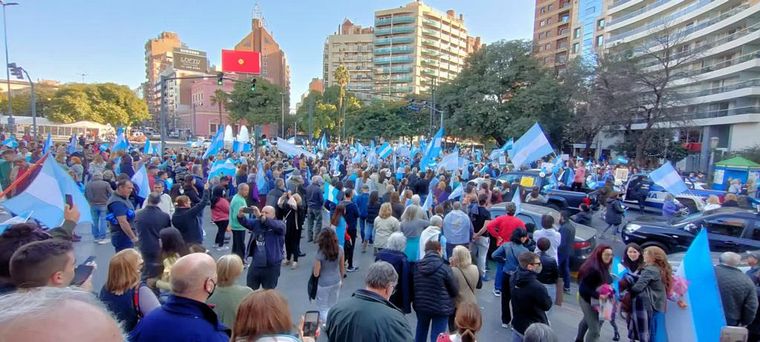 Marchas en Córdoba contra el Gobierno nacional.