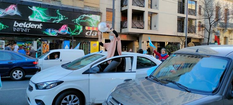 Marchas en Córdoba contra el Gobierno nacional.