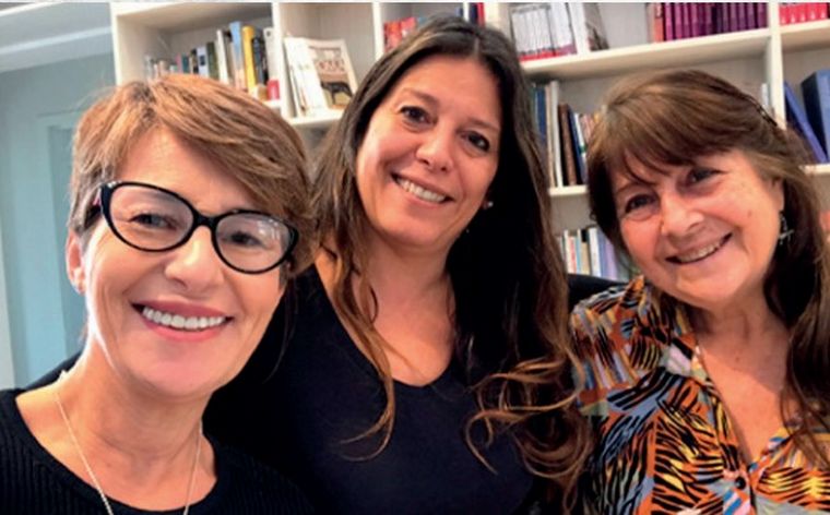 Sonia Daniel, Viviana Rivero y Ana Tenaglia