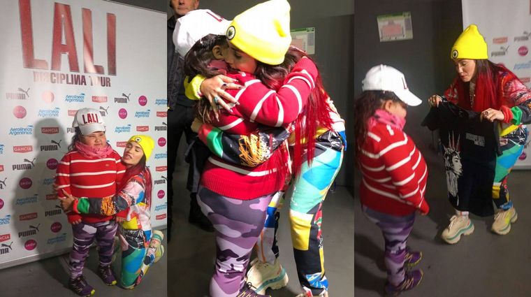 FOTO: Lali cumplió su promesa a la nena víctima de bullying