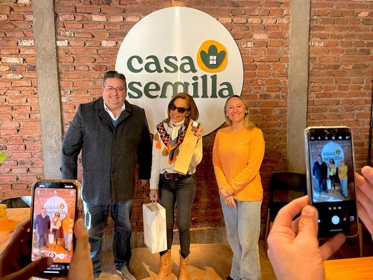 Iliana Calabró, en Casa Semilla.