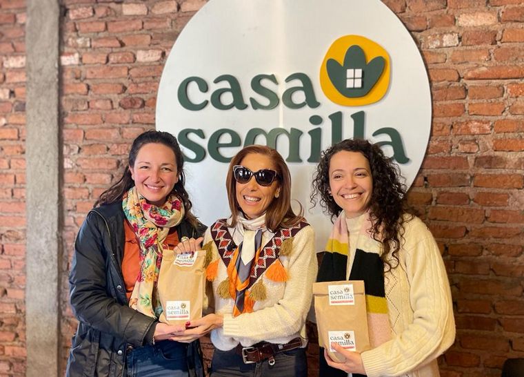 Iliana Calabró, en Casa Semilla.