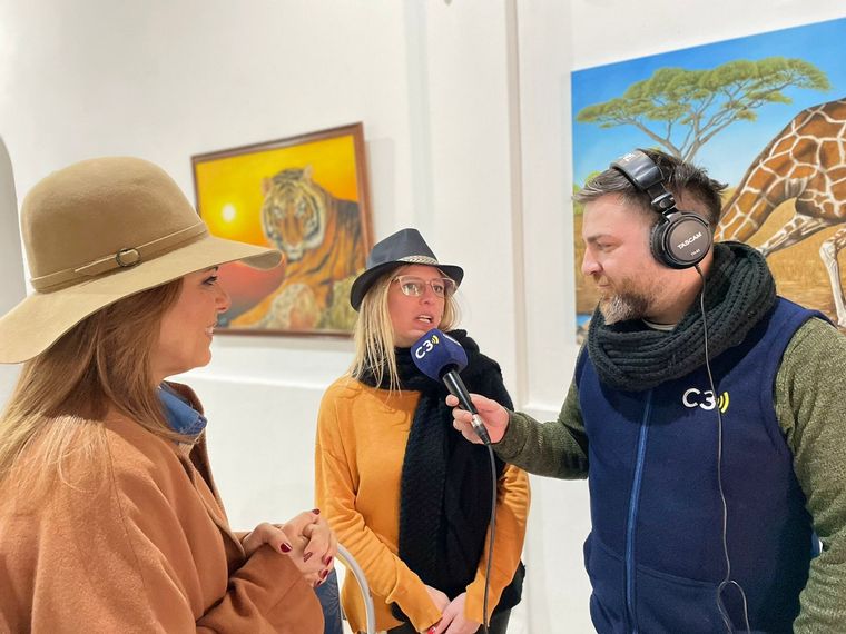 Iliana Calabró, en el Hotel Edén.