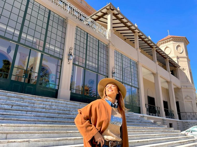 Iliana Calabró, en el Hotel Edén.