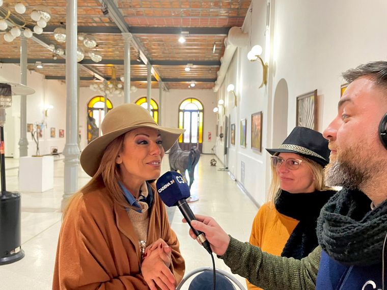 Iliana Calabró, en el Hotel Edén.