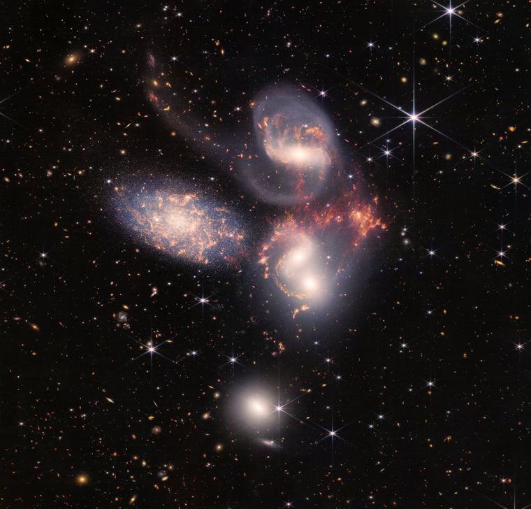 FOTO: La imagen de la Nebulosa del Anillo Sur tomada por el James Webb.