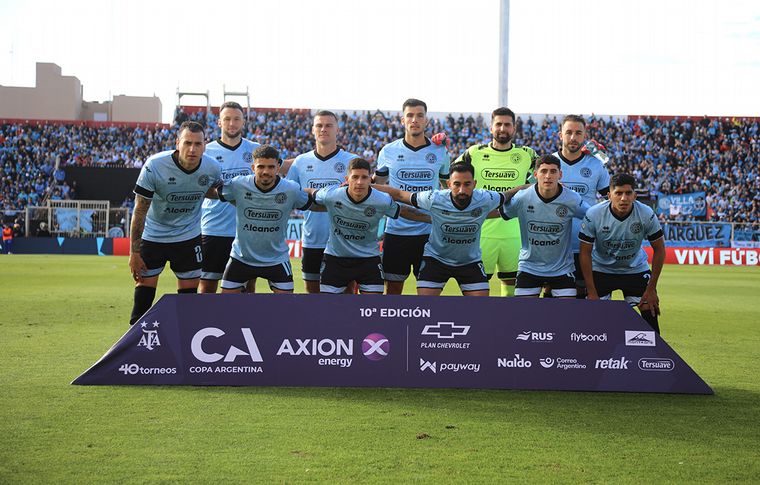 El once titular de Belgrano en Santa Fe (Foto: @Belgrano)