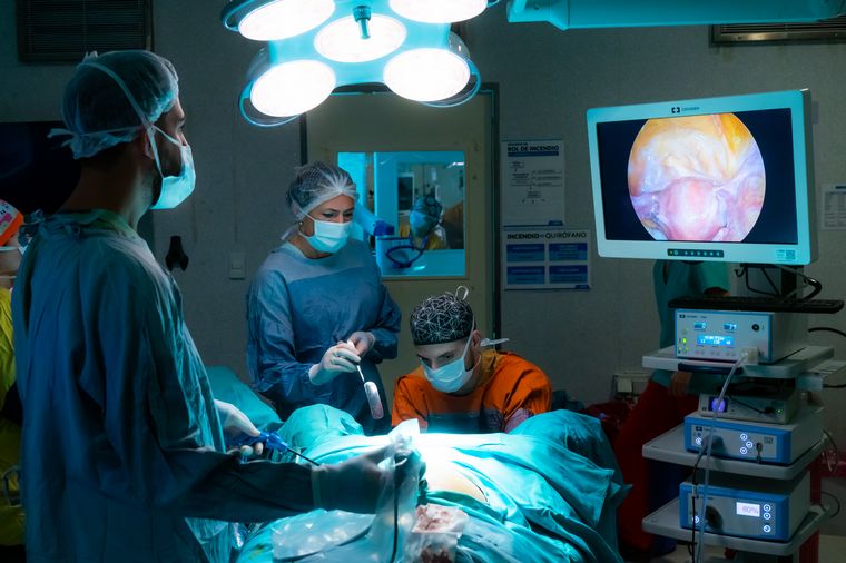 Profesionales de la Sec. de Pat. Benigna y Cirugía Mínimamente Invasiva Ginecológica