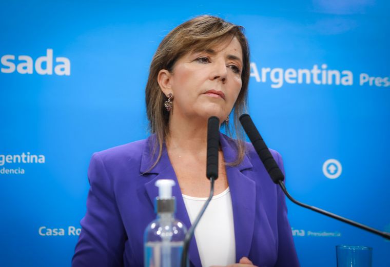 FOTO: Gabriela Cerruti continuará con el cargo de secretaria de Comunicación y Prensa.