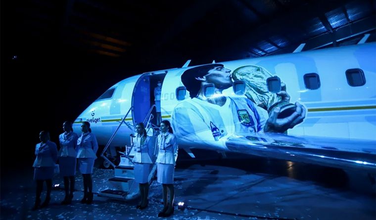 FOTO: El avión Tango D10S será exhibido en el aeropuerto de Morón desde el 23 de julio. 