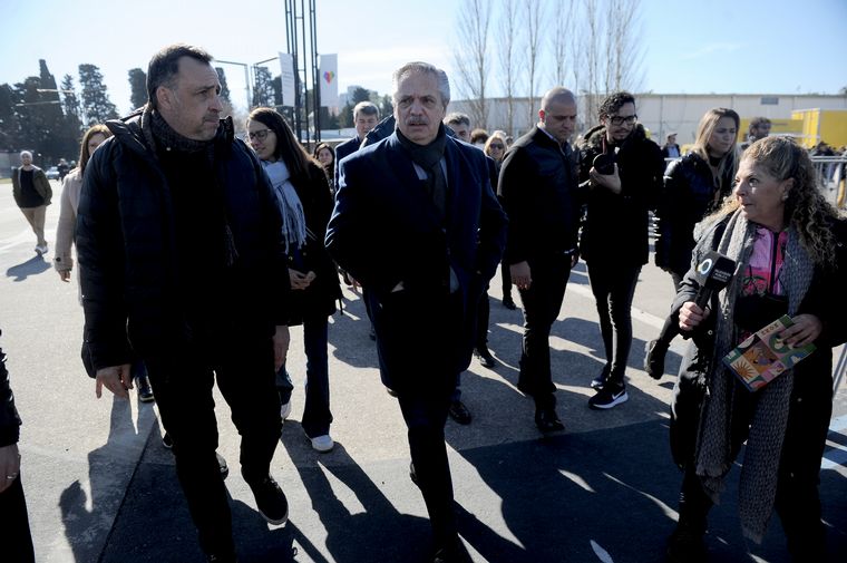 Alberto Fernández agradeció a Cristina por la inauguración de Tecnópolis en 2011.