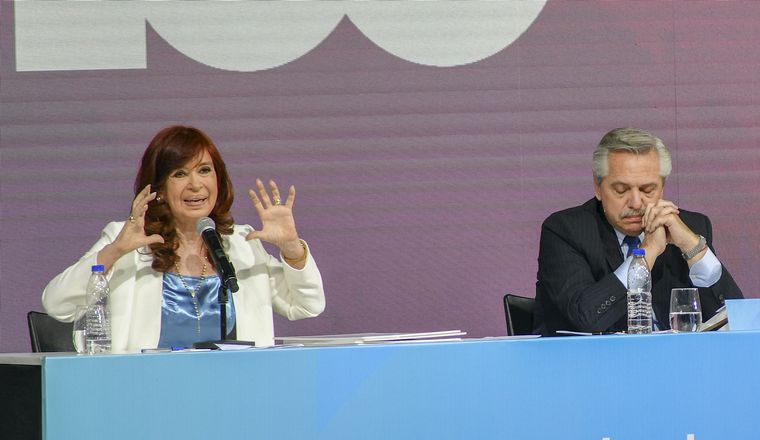 Cristina Fernández de Kirchner y Alberto Fernández.