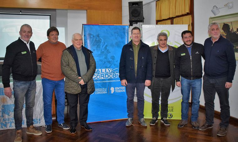 El intendente de Bell Ville, Carlos Briner encabezó el lanzamiento del Rally.