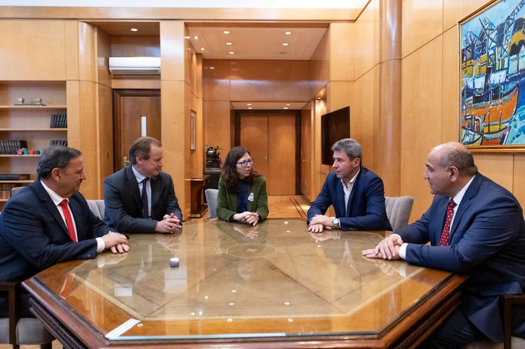 Batakis y Manzur recibieron a los gobernadores de San Juan, Entre Ríos y La Rioja.