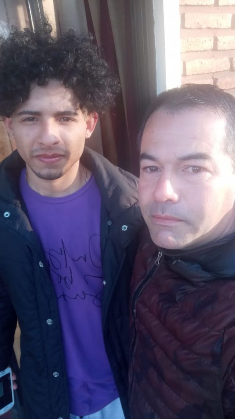 René y Jesús, el joven venezolano ahora comparten una nueva amistad.