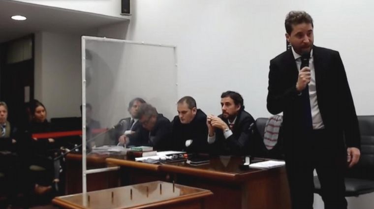 FOTO: Los fiscales del juicio contra Nicolás Pachelo.