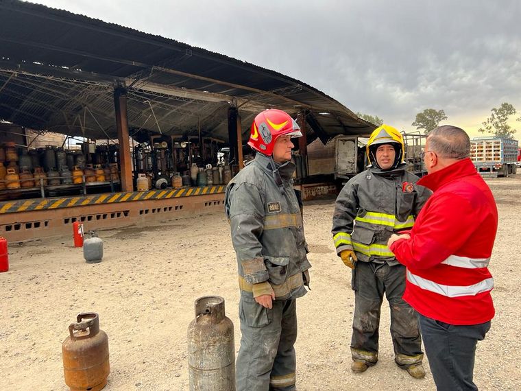 Explosión en una envasadora de gas en Córdoba