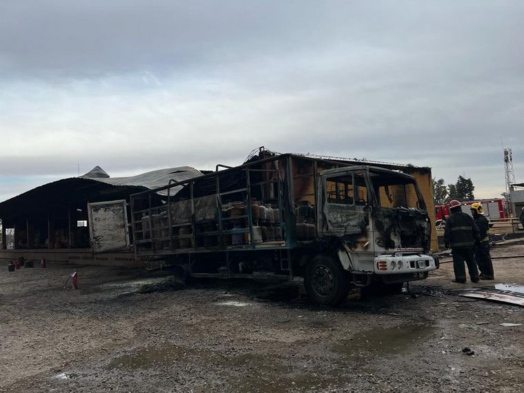 Explosión en una envasadora de gas en Córdoba